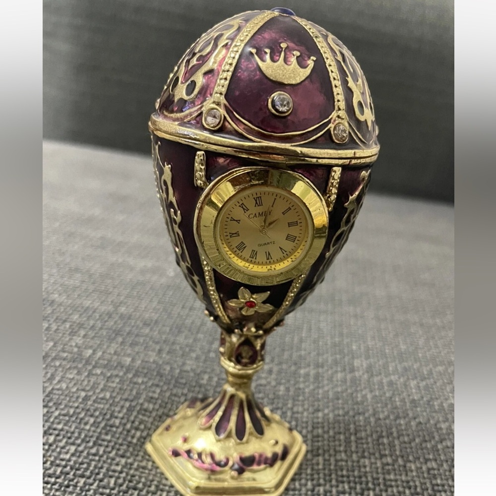 Russian Purple Enameled Egg